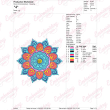 Mandala Boho Embroidery Design