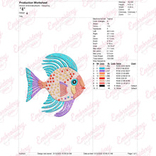 Cute Fish Applique Machine Embroidery Design