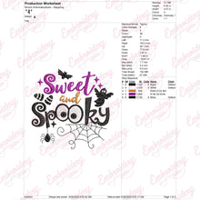 Sweet And Spooky Spider Halloween Embroidery Design