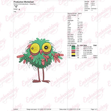 Crazy Bird Embroidery Design for Digital Machines