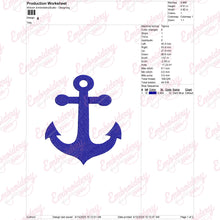 Anchor Machine Embroidery Design