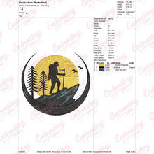 Hiking Adventure Embroidery Design