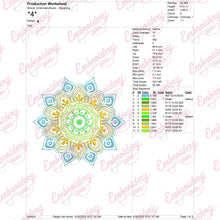 Intricate Mandala Embroidery Design