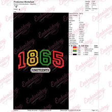 Freedom's Legacy 1865 Embroidery Design