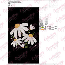 Daisy Bloom Embroidery Design