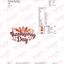 Holiday Season Thanksgiving Embroidery Design