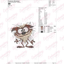 Funny Crazy Dog Embroidery Design