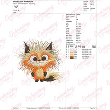 Funny Cat Embroidery Design