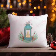 Beautiful Christmas Lantern Free Digital Machine Embroidery Design for Gifts, Holiday Decorations | Free & Instant Download