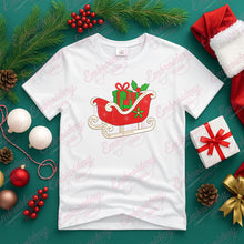 Christmas Santa Sleigh Free Digital Machine Embroidery Design | A Festive Digital Download | Instant & Free Download