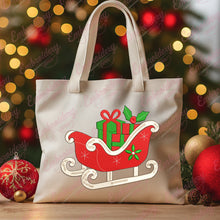 Christmas Santa Sleigh Free Digital Machine Embroidery Design | A Festive Digital Download | Instant & Free Download