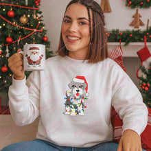 Christmas Santa Schnauzer Dog Free Digital Machine Embroidery Design for Gifts, Holiday Decorations | Free & Instant Download