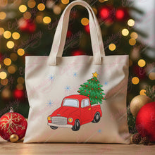 Christmas Tree in a Red Truck Free Digital Machine Embroidery Design for Gifts | Instant & Free Download