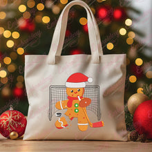 Funny Christmas Hockey Goalie Gingerbread Free Digital Embroidery Design | Instant & Free Download