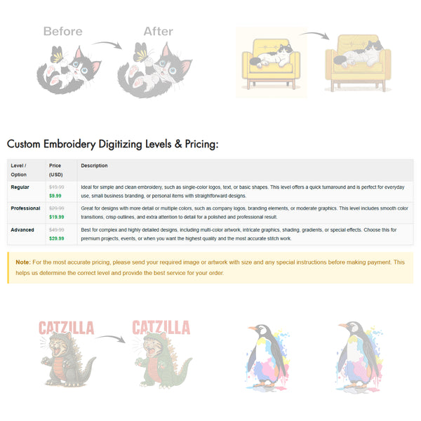 # Custom Embroidery Digitizing Services