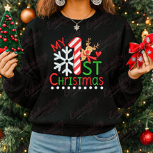 My 1st Christmas Reindeer Free Digital Embroidery Design | Instant & Free Download