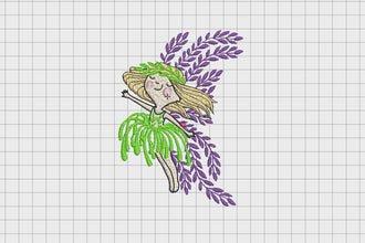 Fairy Tree Embroidery Design